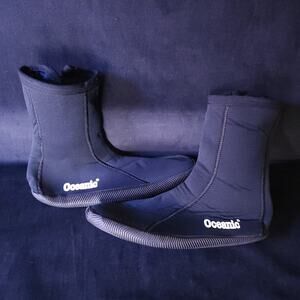 Oceanic Scuba Diving / Snorkeling Boots Booties Side Zip Men Size 8 Water Shoe